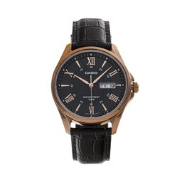 Casio Zegarek Casio MTP-1384L-1AVEF Brown/Gold
