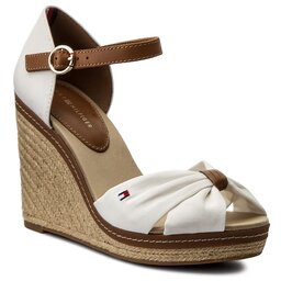 Tommy Hilfiger Еспадрили Tommy Hilfiger Iconic Elena Sandal FW0FW00905 Whisper White 121
