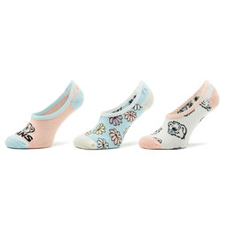 Vans 3 pares de calcetines tobilleros para mujer Vans Bear Friends Canoodle VN00037YN4N1 Tropical Peach