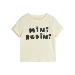 MINI RODINI MINI RODINI Majica Cats 2512010611 Bela Regular Fit