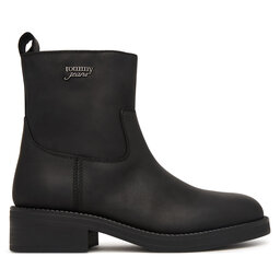 Tommy Jeans Stiefeletten Tommy Jeans Tjw Soft Sole Chelsea Boots Lth EN0EN03080 Schwarz