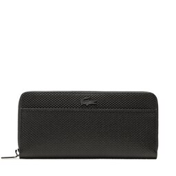 Lacoste Голям дамски портфейл Lacoste L Zip Wallet NF3885KL Noir 000
