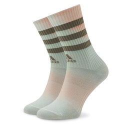

Набір з 3 пар низьких шкарпеток unisex adidas 3-Stripes Cushioned Crew IC1280 White/White/Silver Green Mel, Білий