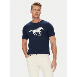 Mustang Mustang Majica Austin 1016483 Mornarsko modra Regular Fit