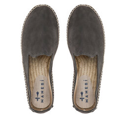 

Еспадрильї Manebi Suede Flat Espadrilles W 1.0 C0 Carbon Grey, Сірий