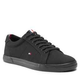 Tommy Hilfiger Tenis superge Tommy Hilfiger Harlow 1D FM0FM00596 Black/Black 0GJ