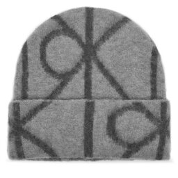 Calvin Klein Mütze Calvin Klein Emblem Aop Brushed LV04D8071G Grau