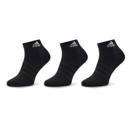 adidas 3 pares de calcetines cortos unisex adidas Thin and Light Ankle Socks 3 Pairs IC1282 Negro