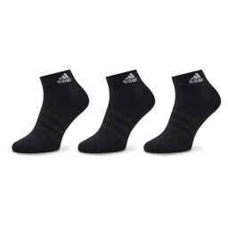 adidas Σετ 3 ζευγάρια κοντές κάλτσες unisex adidas Thin and Light Ankle Socks 3 Pairs IC1282 black/white