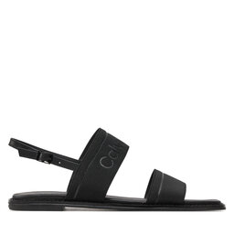 Calvin Klein Sandały Calvin Klein Flat Sandal He HW0HW01990 Czarny