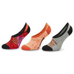 Vans Set de 3 perechi de șosete scurte pentru copii Vans Rose Tie Dye Sun Baked
