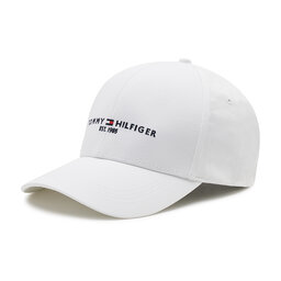 Tommy Hilfiger Czapka z daszkiem Tommy Hilfiger Th Established Cap AM0AM07352 Biały