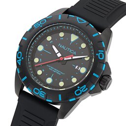

Годинник Nautica NAPNRS404 Black/Black, Чорний