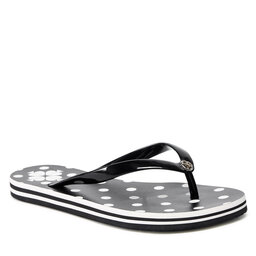 Kate Spade Tåsandaler Kate Spade Flyaway K7151 Black/Cream Dot
