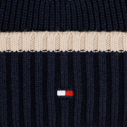 

Шапкa Tommy Hilfiger Block Flag Short Beanie AM0AM12030 Space Blue / Cashmere Creme DW6, Голубий