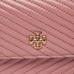 

Сумка Tory Burch Kira Moto Quilt Mini Top Handle Chain Wallet 155893 Pink Magnolia 651, Рожевий