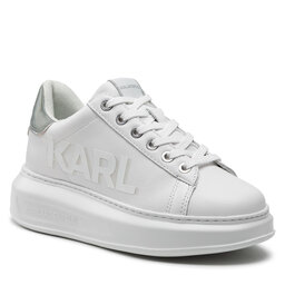 KARL LAGERFELD Sneakers KARL LAGERFELD KL62521 White Lthr W/Silver