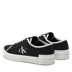 

Снікерcи Calvin Klein Jeans Skater Vulcanized Low Cs Ml Mr YW0YW01453 Black/Bright White 0GM, Чорний