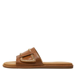 

Шльопанці Clarks Maritime Mule 26176402 Tan Interest, Коричневий