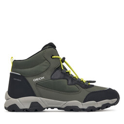 Geox Schnürschuhe Geox J Magnetar Boy B Abx J463ZC 050FU C0914 D Dunkelgrün