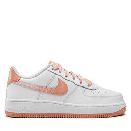 

Взуття Nike Air Force1 Lv8 (Gs) DM0985 100 White/Lt Madder Root/Aura, Білий