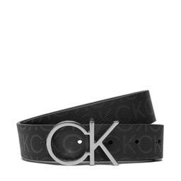 Calvin Klein Cinturón para mujer Calvin Klein Ck Logo Belt 3.0 Epi Mono K60K611902 Negro