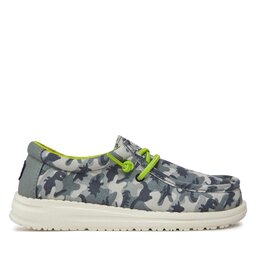Hey Dude Мокасини Hey Dude Wally Youth Camodino 40043-425 Сірий