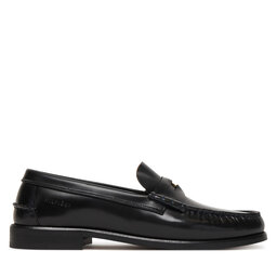 Tommy Hilfiger Mokassins Tommy Hilfiger Hilfiger Penny Patent Lth Loafer FM0FM05687 Dunkelblau
