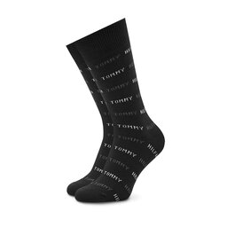 

Набір 3 пар високих чоловічих шкарпеток Tommy Hilfiger 701220147 Black 001, Чорний