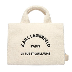KARL LAGERFELD Torbica KARL LAGERFELD A4W50013 Écru