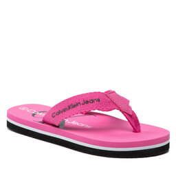 Calvin Klein Jeans Flip flop Calvin Klein Jeans Logo Print Flip Flop V3A8-80217-0058 M Fuchsia 313