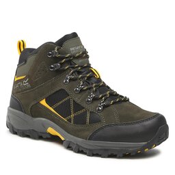 Regatta Chaussures de trekking Regatta Clydebank RMF485 Dark Khaki/Gold 40A