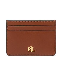 LAUREN RALPH LAUREN Kreditkartenetui LAUREN RALPH LAUREN Slim Card 432876732002 Braun