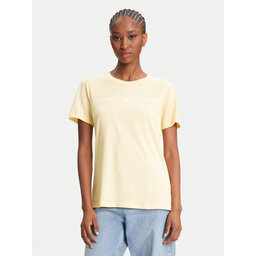Tommy Hilfiger Tommy Hilfiger Póló WW0WW40276 Sárga Regular Fit