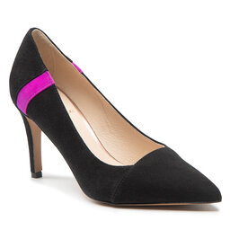 Baldowski Stilettos Baldowski D04112-2835-004 Zamsz Czarny/Zamsz Fuksja