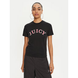 Juicy Couture Juicy Couture Póló College Gf JCSCT224414 Fekete Regular Fit