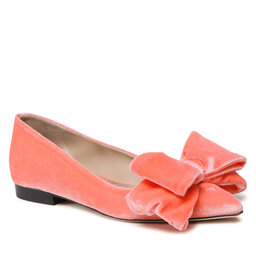Custommade Lågskor Custommade Annabella Velvet 999620019 Mandarin Red 232