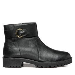 Geox Škornji Geox D Hoara D46FTB 04643 C9999 Črna