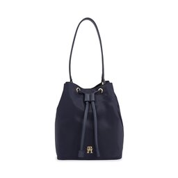 Tommy Hilfiger Táska Tommy Hilfiger Poppy Bucket AW0AW15218 Space Blue DW6