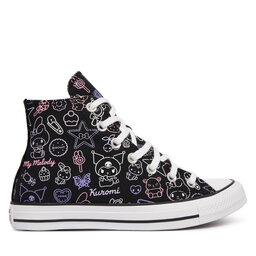 Converse Sneakers aus Stoff Converse Chuck Taylor All Star Hi X My Melody Kuromi A24938C Schwarz