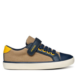 Geox Sneakersy Geox J Gisli J455CB 01054 C5FF4 D Hnedá