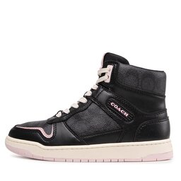 

Снікерcи Coach Hi Top Coated Canvas CD304 Black, Чорний