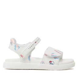 

Босоніжки Tommy Hilfiger Fantasy Velcro Sandal T1A2-32753-1355 S White/Pink X134, Білий