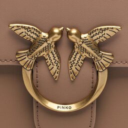 

Сумка Pinko Love One Classic Light . AI 23-24 PLTT 100072 A0F1 Beige D01Q, Коричневий