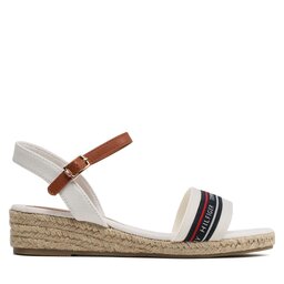 Tommy Hilfiger Espadryle Tommy Hilfiger Rope Wedge T3A7-32777-0048X100 S Biały
