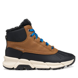 Geox Schnürschuhe Geox J Flexyper Plus Boy B Abx J56LCB 0MECE C0013 M Braun