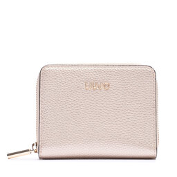 Liu Jo Portefeuille femme grand format Liu Jo Ecs M Zip Around AF3419 E0086 Light Gold 90048