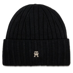 Tommy Hilfiger Čepice Tommy Hilfiger Essential Chic Beanie AW0AW15779 Black BDS