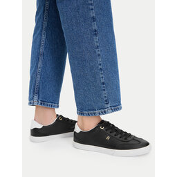 Tommy Hilfiger Sneakers Tommy Hilfiger Th Chic Low Profile Vulc FW0FW09104 Schwarz
