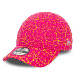 New Era Czapka z daszkiem New Era Kids Aop Sun 940 Ne 60503360 Różowy